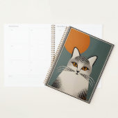 Art Moderne du Milieu du Siècle Le Chat Gris (Devant avec enveloppe)