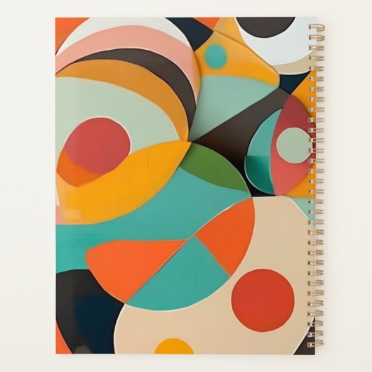 Art Moderne du milieu du siècle, Nom et 2 lignes d (Dos)