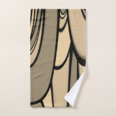 Art Moderne Fondre des teintes Brown (Serviette à main)