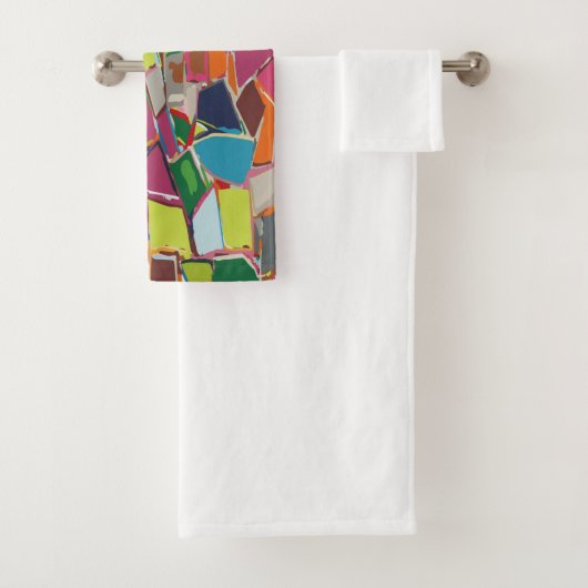 Art moderne Geometric Deco Multicolor (En situation)