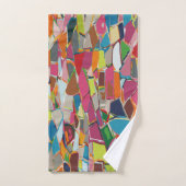 Art moderne Geometric Deco Multicolor (Serviette à main)