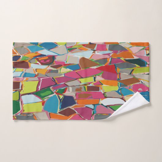 Art moderne Geometric Deco Multicolor (Serviette à main)