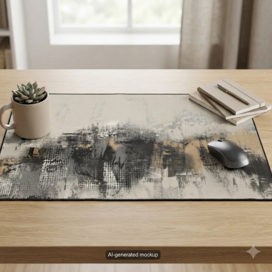 Art Moderne Pinceau Abstrait Neutre