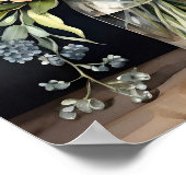 Art moderne poster fleurs imprimées (Coin)