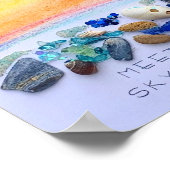 Art moderne poster imprimer plage art original (Coin)