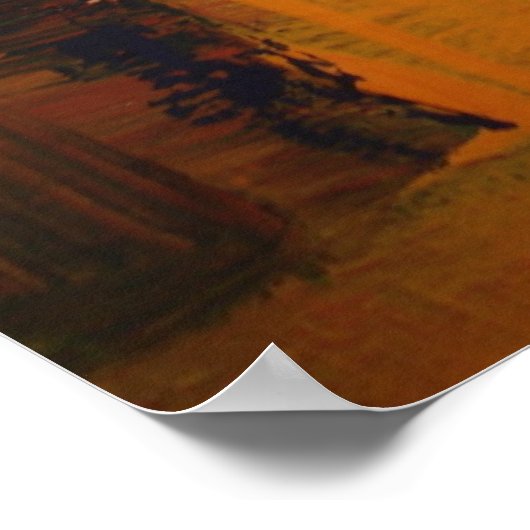 Art moderne - Poster minimaliste d'art Abstrait (Coin)