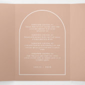 Art moderne Signature Cocktail Boissons Menu Maria (Intérieur au milieu)