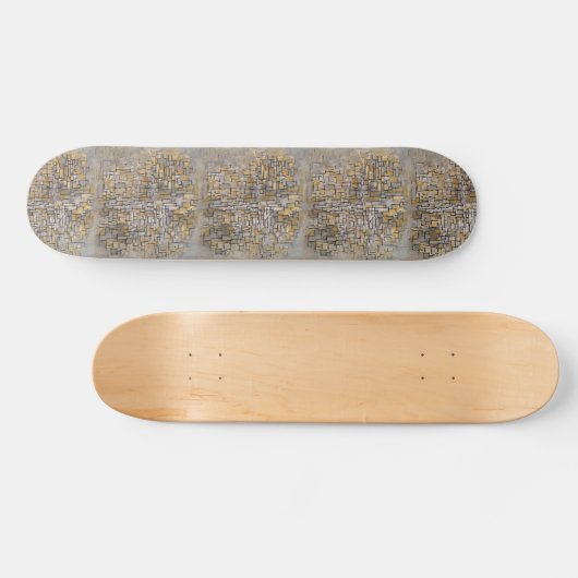 Art moderne sur roues - Mondrian Skateboard (Horz)