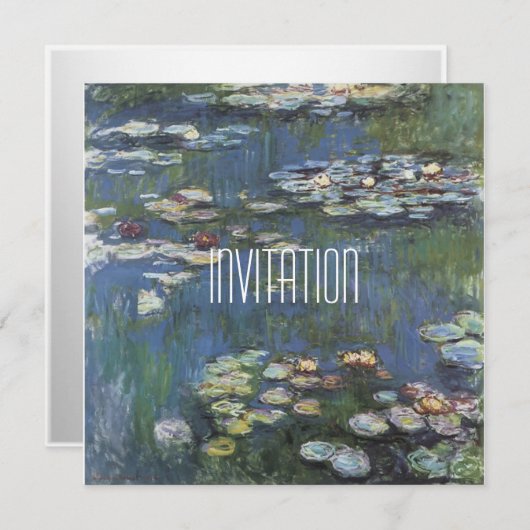Art Monet Classic Invitation (Devant / Derrière)