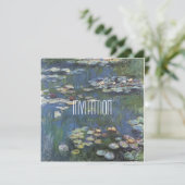 Art Monet Klassieke Uitnodiging (Staand voorkant)
