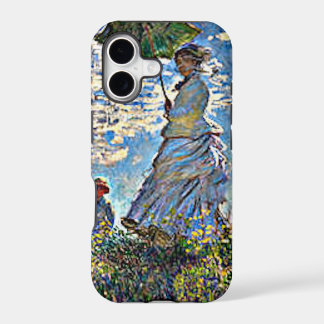 Art Monet Lady met Umbrella