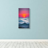 Art Mur en toile de soleil japonais (Insitu (Plancher de Bois))