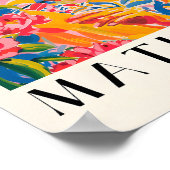 Art Mur Fille, Décor Fosse, Impression Pink Matiss (Coin)