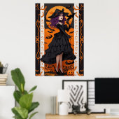Art Mur Halloween enchanteur pour Déco Maison Éffr (Bureau à domicile)