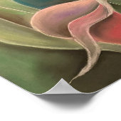 Art mural abstrait Calla | Botanique moderne (Coin)