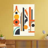 Art mural abstrait géométrique moderne (Insitu(Salon))