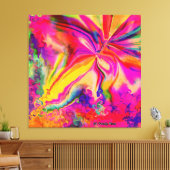 Art mural abstrait marbré liquéfié de couleur uniq (Insitu(Salon))