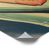 Art mural alien affiche de science-fiction imprima (Coin)