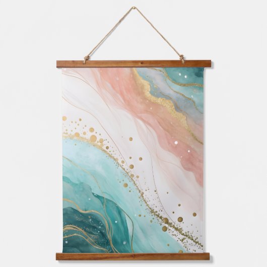 Art mural aquarelle abstrait moderne (Recto)