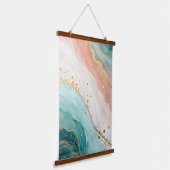 Art mural aquarelle abstrait moderne (Angulaire)