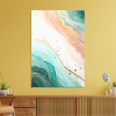 Art mural aquarelle abstrait moderne (Insitu(Salon))