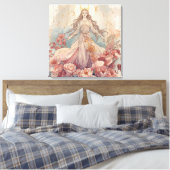 Art mural bohème déesse de la nature (Insitu(Chambre))