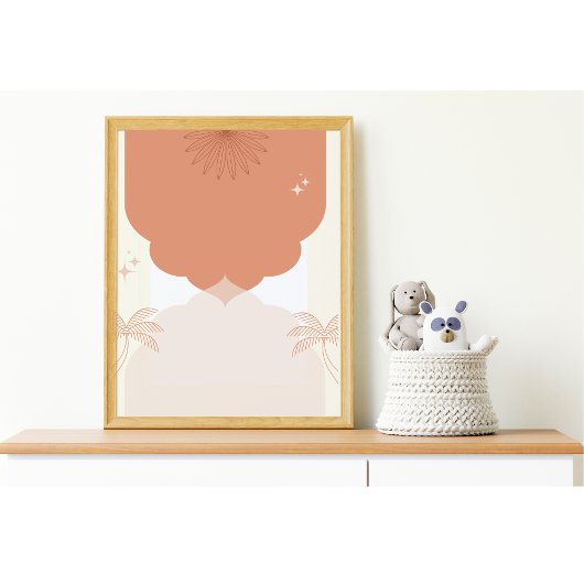 Art mural boho moderne et tendance