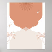 Art mural boho moderne et tendance (Devant)