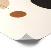 Art mural botanique abstrait minimaliste | Neutre  (Coin)