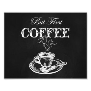 Art mural café tableau noir