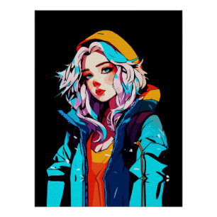 Art mural créatif Anime   Filles 10