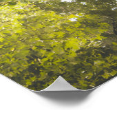 Art mural de la nature abstrait – Affiche de paysa (Coin)