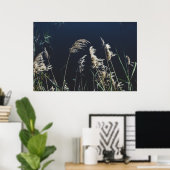 Art mural de la nature abstraite – Paysage moderne (Bureau à domicile)