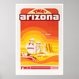 Art mural de l'Arizona Affiche de voyage Impressio