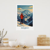 Art mural de Saalbach - Impression ski - Autriche (Cuisine)