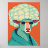 Art mural de salle de bain Impression de natation  (Devant)