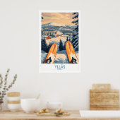 Art mural de ski en Norvège 1 (Cuisine)