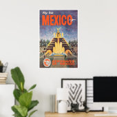 Art mural du Mexique Impression de cadeau Affiche (Bureau à domicile)