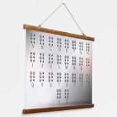 Art mural éducatif avec alphabet en braille (Angulaire)