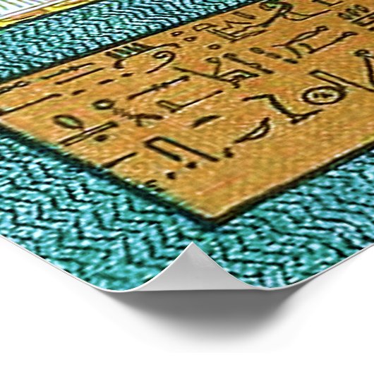 Art mural égyptien (Coin)