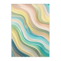 Art Mur Acrylique Pastel Wave