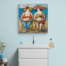 Beachtime Banter Acrylique Mur Art