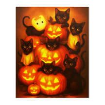 Citrouille d'Halloween brillant avec un mignon pot