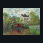 Art Mural En Acrylique Claude Monet - Le Jardin de l'Artiste à Argenteuil<br><div class="desc">Le Jardin de l'Artiste à Argenteuil / Un Coin du Jardin avec Dahlias - Claude Monet,  Huile sur Toile,  1873</div>