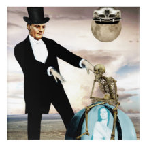 Dieu joue à l'impression acrylique