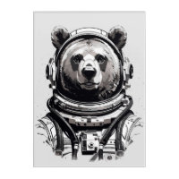 Expédition galactique de l'astronaute de l'ours