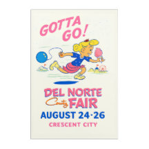 FOIRE DU COMTÉ DE DEL NORTE - CRESCENT CITY. 30X2