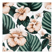 hibiscus feuille de Monstera