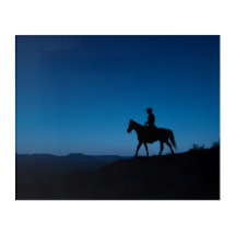 Impression du désert à l'heure bleue - Tranquille