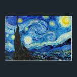 Art Mural En Acrylique La nuit étoilée - Van Gogh<br><div class="desc">La nuit étoilée est une huile sur toile peinte par le peintre néo-impressionniste Vincent van Gogh. Peint en juin 1889,  il dépeint la vue depuis la fenêtre est de sa chambre d'asile à Saint-Rémy-de-Provence,  juste avant le lever du soleil,  avec l'ajout d'un village imaginaire</div>